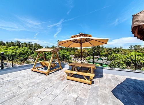 Dongbackdongsan Pension Čedžu Exteriér fotografie